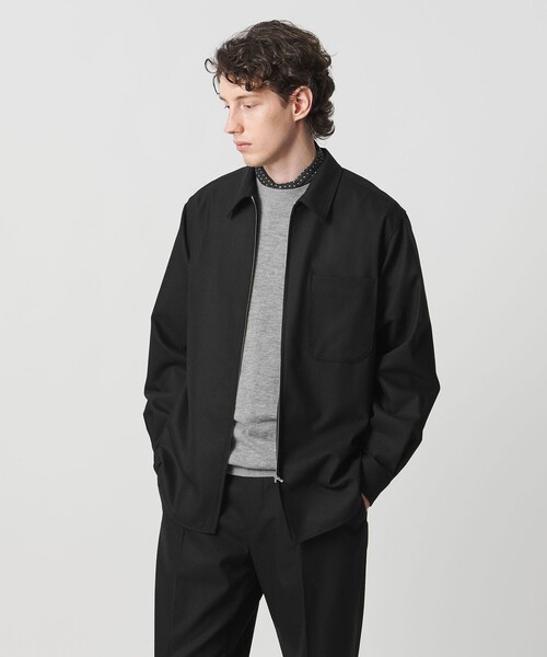 UNITED ARROWS（ユナイテッドアローズ） シャツ ライトメルトン ジップ