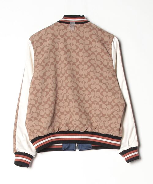 「COACH」 刺繍スカジャン X-SMALL ネイビー レディース_画像4