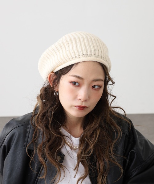 FUNALIVE（ファンアライブ） 帽子 ベレー帽 ゆるっとニットベレー