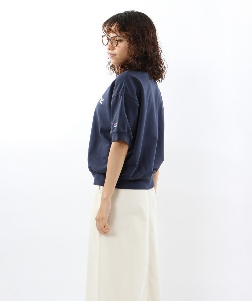 「Champion」 スウェットカットソー LARGE レッド系その他4 レディース_画像4