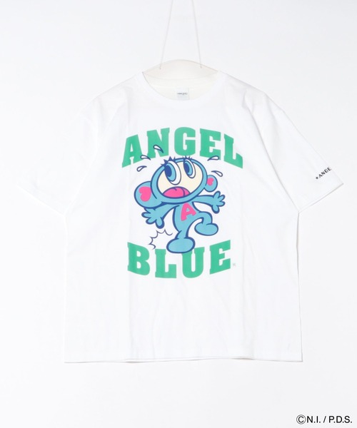 エンジェル　ブルー ANGEL BLUE（エンジェルブルー） tシャツ Tシャツ びっくり レディース