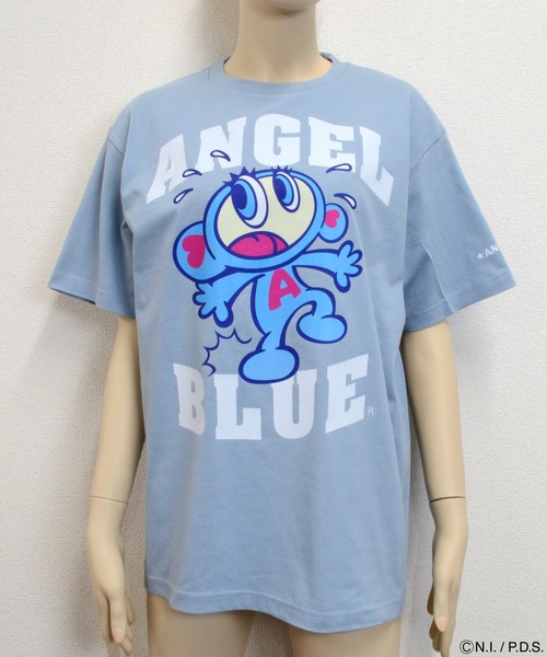 ANGEL BLUE（エンジェルブルー） tシャツ Tシャツ びっくり レディース