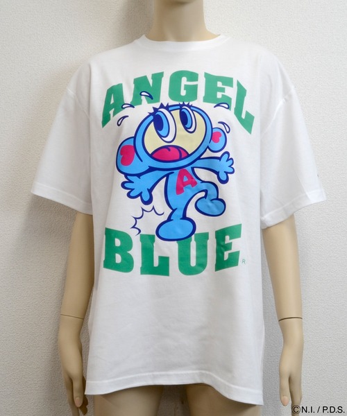 ANGEL BLUE（エンジェルブルー） tシャツ Tシャツ びっくり レディース