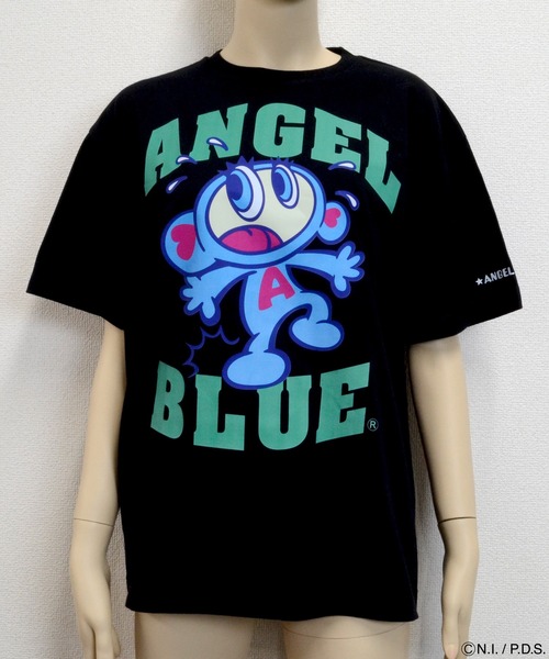 エンジェル　ブルー ANGEL BLUE（エンジェルブルー） tシャツ Tシャツ びっくり レディース