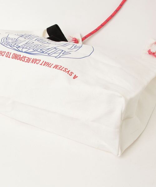 「OKIRAKU」 トートバッグ FREE ホワイト レディース_画像3