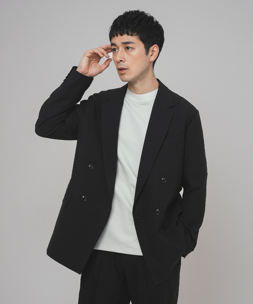 EDIFICE」 テーラードジャケット LARGE ブラック メンズ