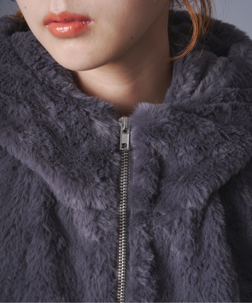 フーディーファーコート terrace コート アウター フーディーファージャケット レディース