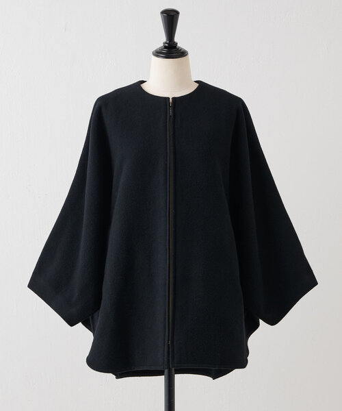 BEARDSLEY ポンチョ　黒 BEARDSLEY（ビアズリー） ポンチョ FREE ブラック レディース