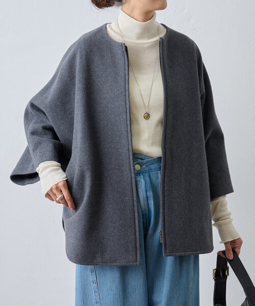 BEARDSLEY（ビアズリー） ポンチョ FREE ブラック レディース