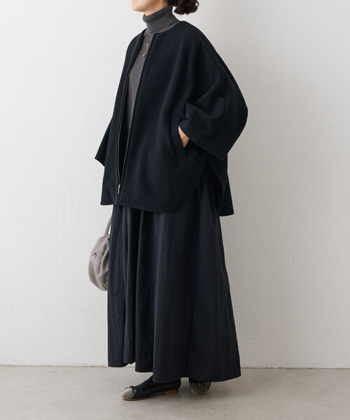 BEARDSLEY（ビアズリー） ポンチョ FREE ブラック レディース