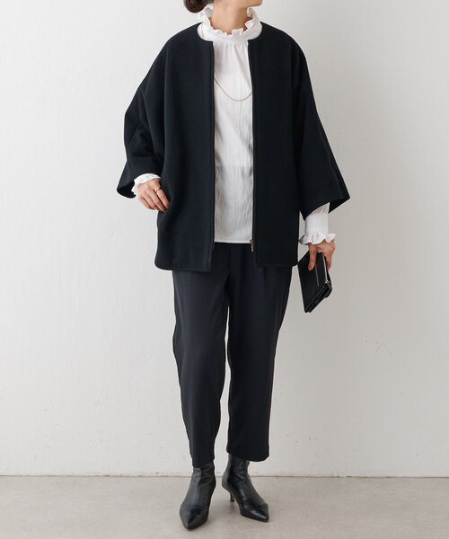 BEARDSLEY（ビアズリー） ポンチョ FREE ブラック レディース