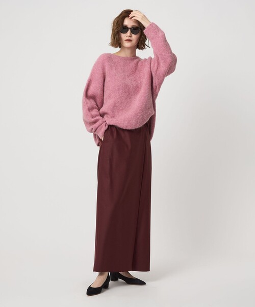 conte ニット セーター 「conte」シャギー クルーネックニット