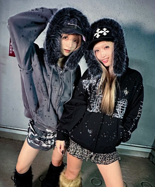 A'gem 9（エージェムナイン） パーカー A'GEM/9 × .kom 「A'GEM/9/エー