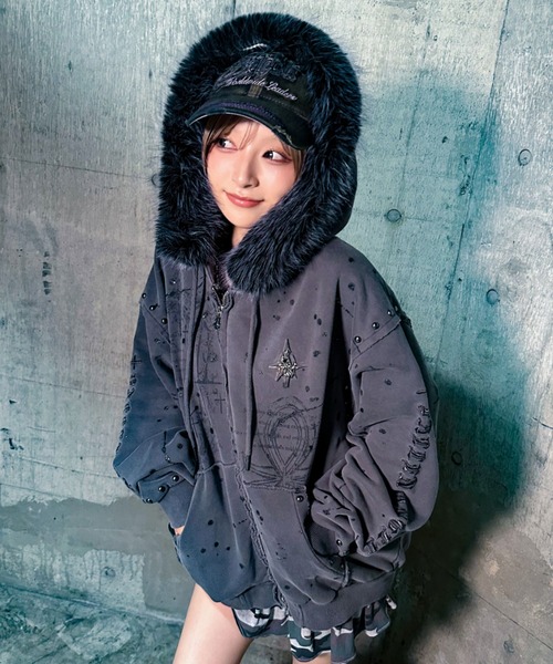 A'gem 9（エージェムナイン） パーカー A'GEM/9 × .kom 「A'GEM/9/エー