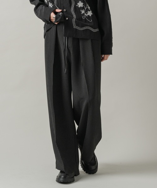 Casper John（キャスパージョン） スラックス Belted HAKAMA slacks