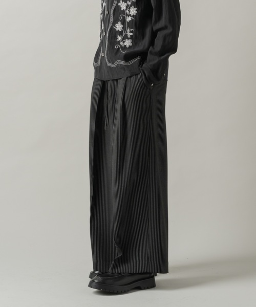 Casper John（キャスパージョン） スラックス Belted HAKAMA slacks