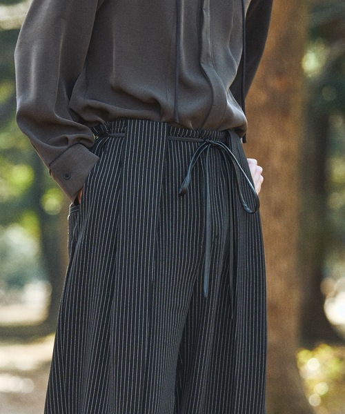 Casper John（キャスパージョン） スラックス Belted HAKAMA slacks