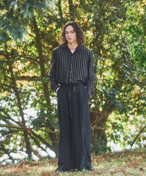 Casper John（キャスパージョン） スラックス Belted HAKAMA slacks