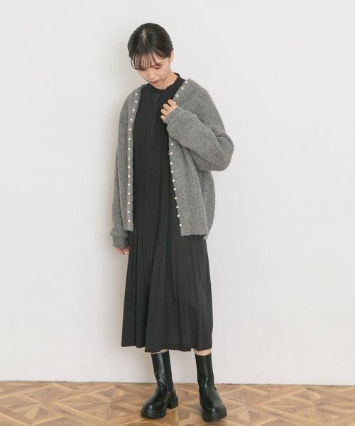 「UR Lab.」 長袖ワンピース FREE ベージュ レディース_画像5