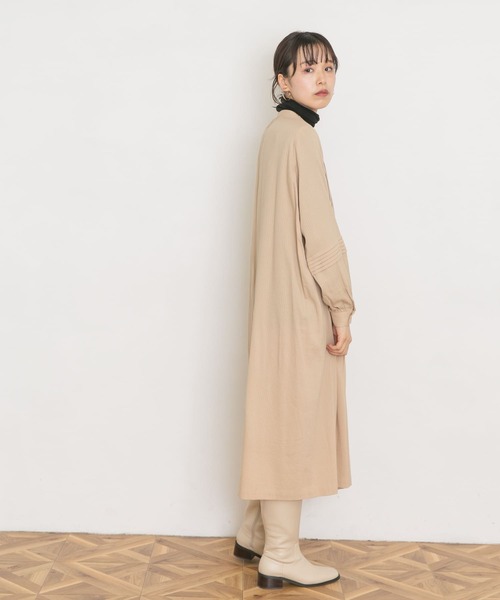 「UR Lab.」 長袖ワンピース FREE ベージュ レディース_画像9