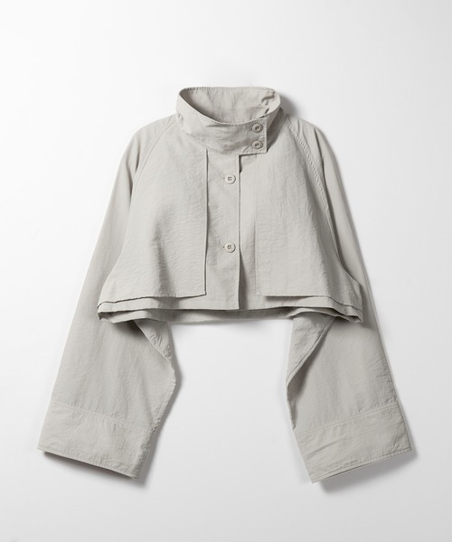 「me+em select」 トレンチコート FREE グレイッシュベージュ レディース_画像2