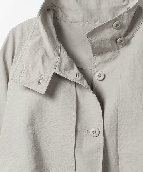 「me+em select」 トレンチコート FREE グレイッシュベージュ レディース_画像7