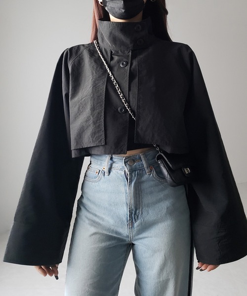 「me+em select」 トレンチコート FREE グレイッシュベージュ レディース_画像8