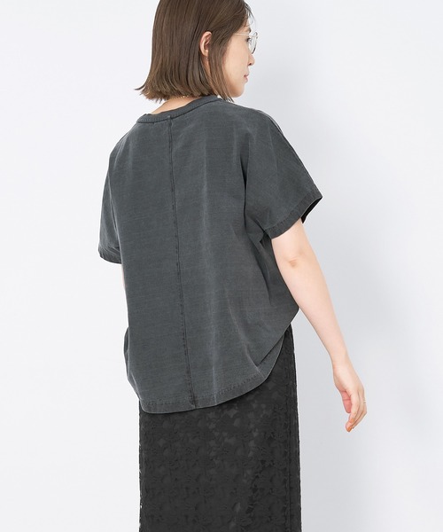 「MICA&DEAL」 半袖Tシャツ FREE チャコールグレー レディース_画像4