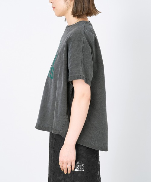 「MICA&DEAL」 半袖Tシャツ FREE チャコールグレー レディース_画像7