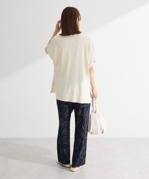 「Green Parks」 「chocol raffine robe」イージーパンツ FREE パープル レディース_画像4