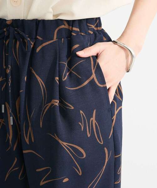 「Green Parks」 「chocol raffine robe」イージーパンツ FREE パープル レディース_画像7