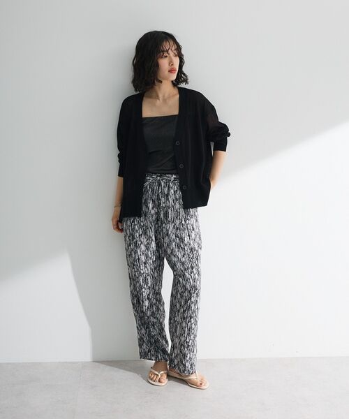 「Green Parks」 「chocol raffine robe」イージーパンツ FREE パープル レディース_画像8