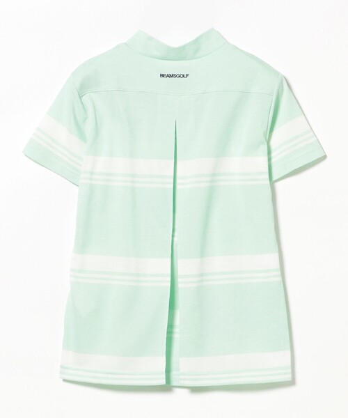 トレーナー スウェット PURPLE LABEL / バックタック ボーダー モックネック トップス（接触冷感・吸水速乾・UVカット） レディース_20