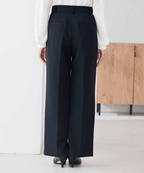 a.v.v（アー・ヴェ・ヴェ） パンツ 「洗える/ストレッチ/セットアップ