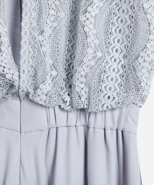 「DRESS PLUS」 オールインワン M ネイビー レディース_画像3