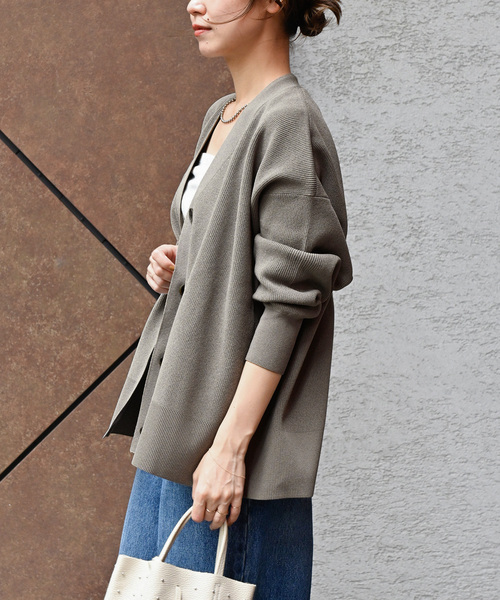 JOURNAL STANDARD relume」 ニットカーディガン FREE ライトグレー 