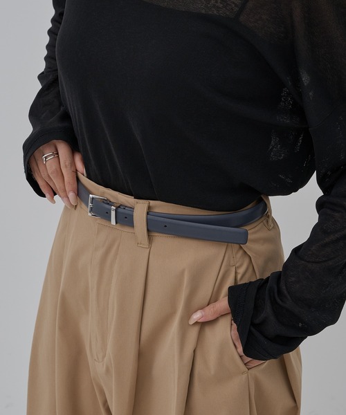 MANUELA（マヌエラ） ベルト 「MANUELA」LEATHER BELT 20mm 102254