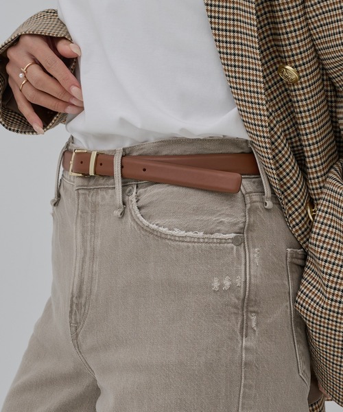 MANUELA（マヌエラ） ベルト 「MANUELA」LEATHER BELT 20mm 102254
