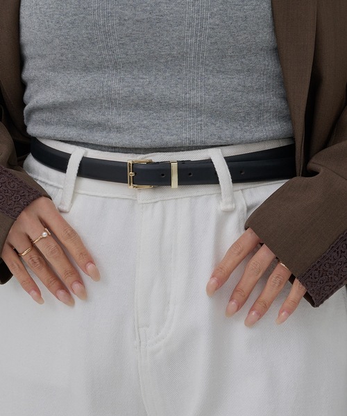 MANUELA（マヌエラ） ベルト 「MANUELA」LEATHER BELT 20mm 102254