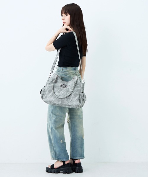 GYDA（ジェイダ） トートバッグ 2WAYトートバッグ ショルダーバッグ GY 