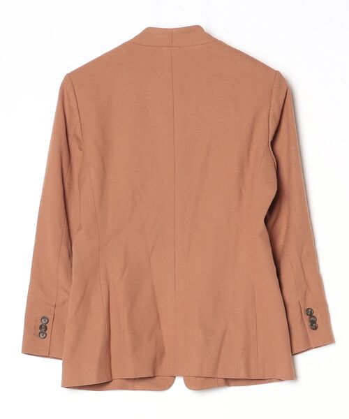 「martinique」 ノーカラージャケット - ブラウン レディース_画像2