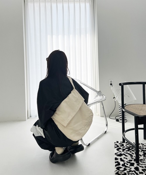 「minsobi」 ショルダーバッグ FREE ブラック メンズ_画像9