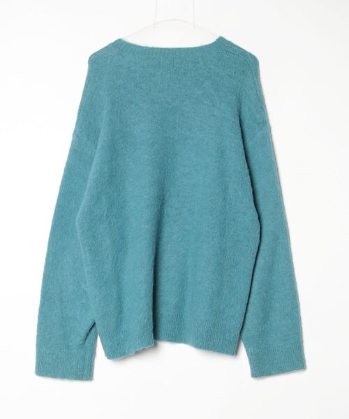 「kaoyorinakami」 長袖ニット L ブルー メンズ_画像2