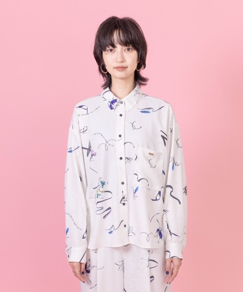 「Eimee Law」 長袖シャツ FREE グレー レディース_画像7