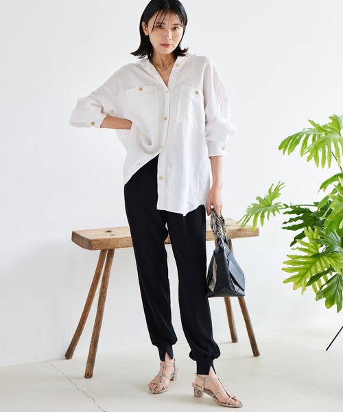 「BARNYARDSTORM」 長袖シャツ 0 ベージュ レディース_画像3