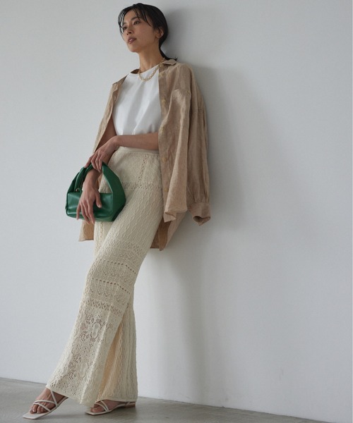 「BARNYARDSTORM」 長袖シャツ 0 ベージュ レディース_画像5