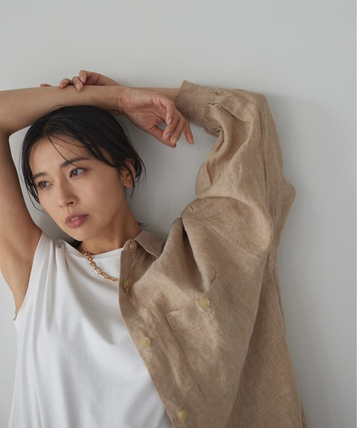 「BARNYARDSTORM」 長袖シャツ 0 ベージュ レディース_画像6