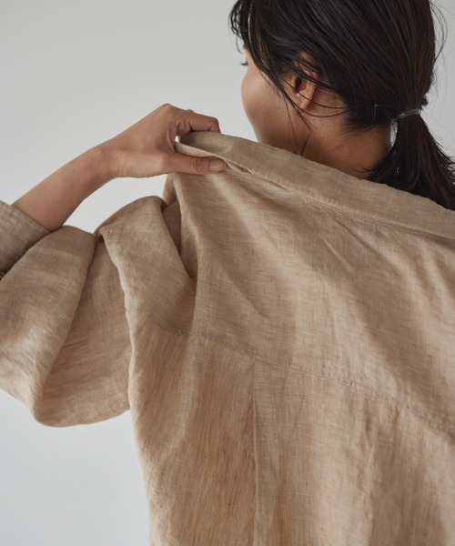 「BARNYARDSTORM」 長袖シャツ 0 ベージュ レディース_画像7