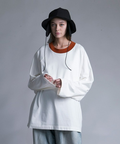 「my beautiful landlet」 長袖Tシャツ 0 チャコール メンズ_画像3