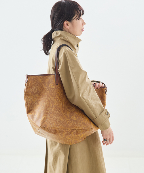 トートバッグ 「A VACATION/ア バケーション」ROAM MUSTARD PAISLEY：バッグ レディースの画像